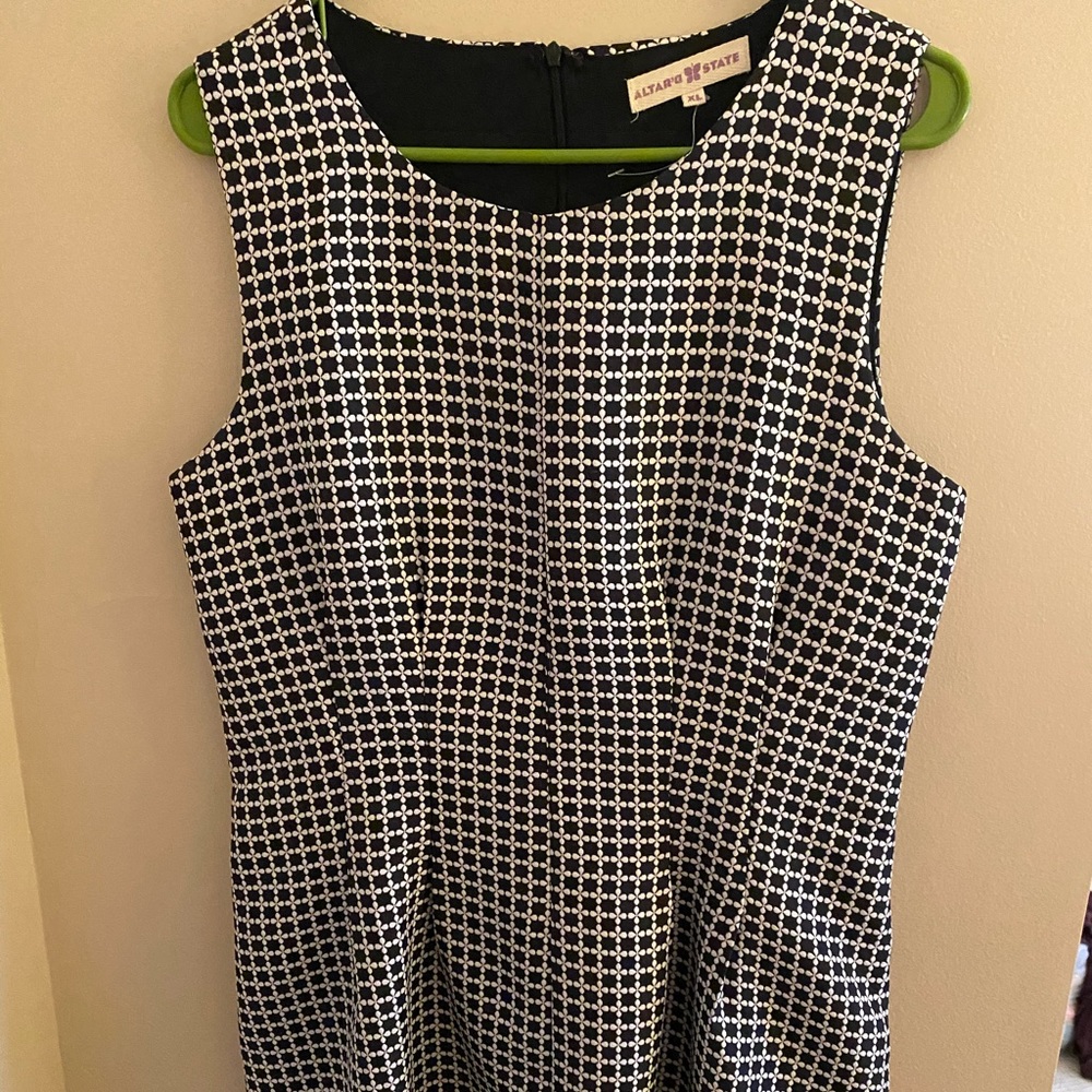 Altar’d State Patterned Peplum Dress